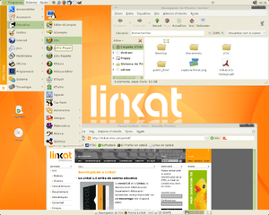 LliureX + Linkat