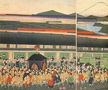 Mutshu Hito inaugura la era Meiji en Japón