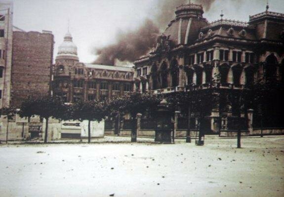 Comienzo del asedio a Oviedo