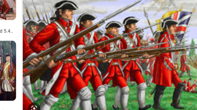1,000's of Redcoats in Boston