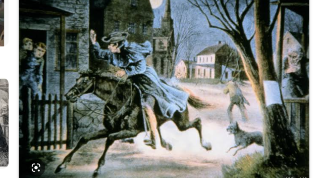 Midnight ride of Paul Revere