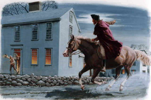 Midnight ride of paul Revere