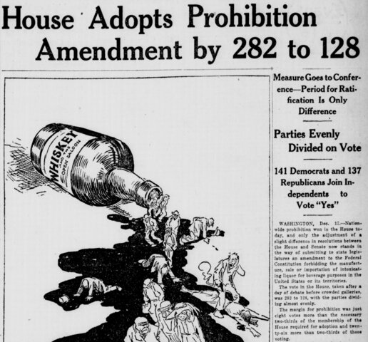 Prohibition 1920-1933