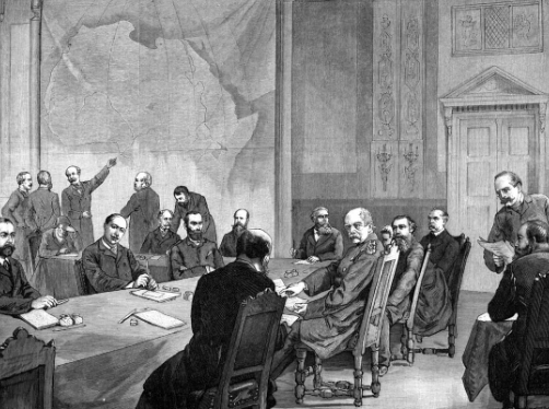 Conferencia de Berlín. Reparto de Africa