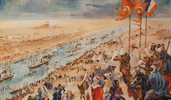 Inauguración del Canal de Suez