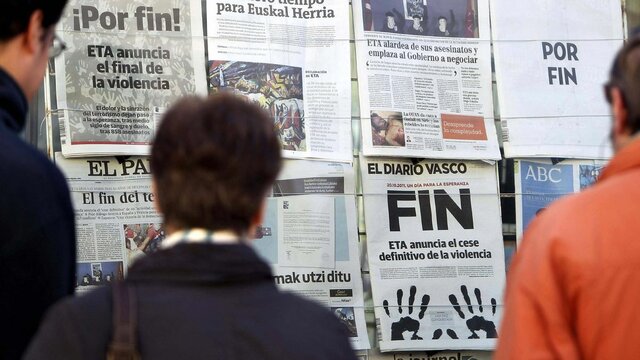 Fin del terrorismo de ETA