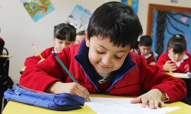 Entrada a la escuela (kinder)