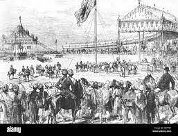 La reina Victoria de Inglaterra, proclamada emperatriz de La India.