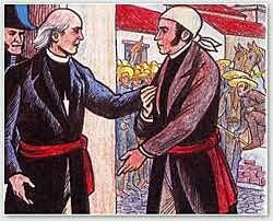 Entrevista de Miguel Hidalgo y José María Morelos y Pavón