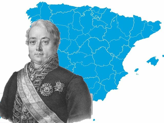 División provincial de Javier de Burgos.