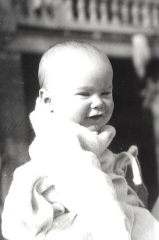 Georges birth as a baby