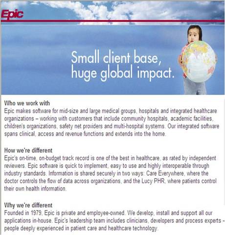 Epic selected as EHR Vendor