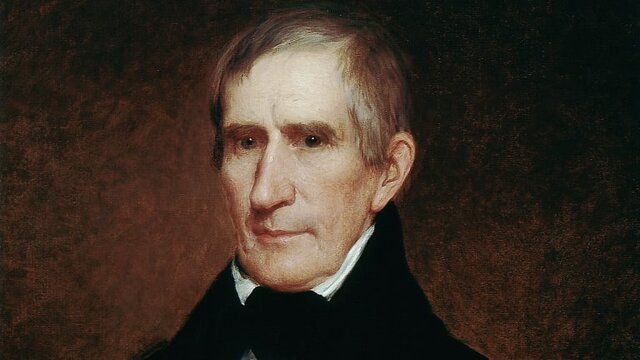 William Henry Harrison Dies
