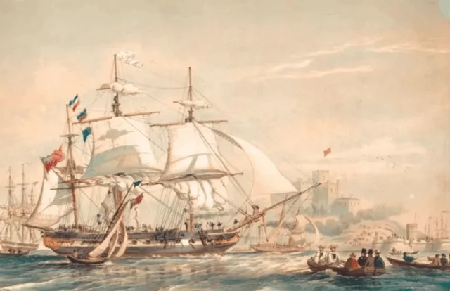 First Greek settlers arrived