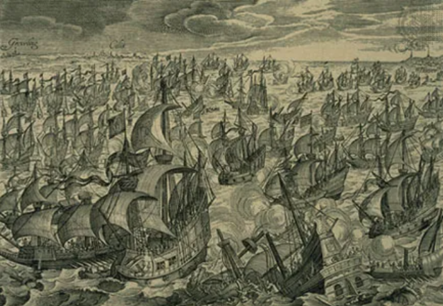 The Spanish Armada Gets Defeated