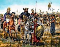 Guerras púnicas entre Roma y Cartago.