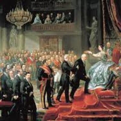 Timeline: Revolución liberal en el reinado de Isabel II.
