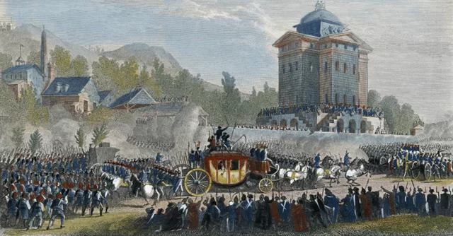 Fugida de Varennes: La família reial intenta  fugir d‘incògnit de França i arribar a Àustria