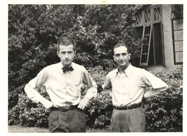 Max Delbruck y Salvador Luria