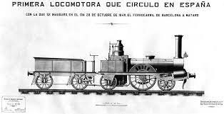 Primer ferrocarril: Barcelona-Mataró