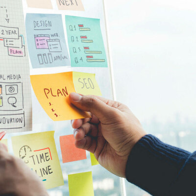 Timeline: Producto integrador. Principales etapas de la metodología de proyectos