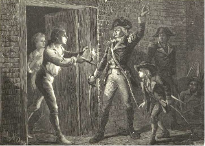 Capture of fort Ticonderoga