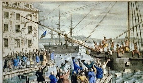 The Boston Tea Party 1773