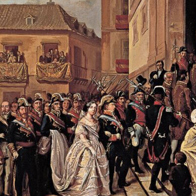 Timeline: Revolución liberal en el reinado de Isabel II. Carlismo y guerra civil. Construcción y evolución del Estado Liberal.