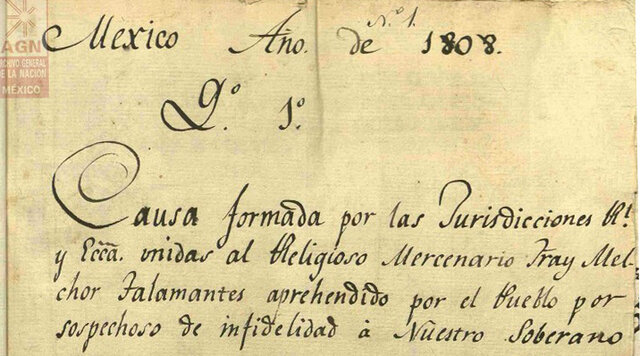 Plan de independencia de Fray Melchor de Talamantes