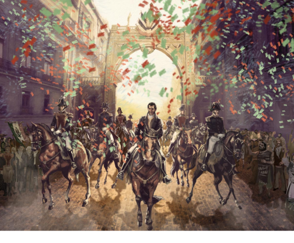 Mina, Mier, Terán, Guerrero y Torres, continuarón la lucha por la Independencia