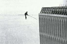 Phillippe walked across the Twin Towers on a tightrope