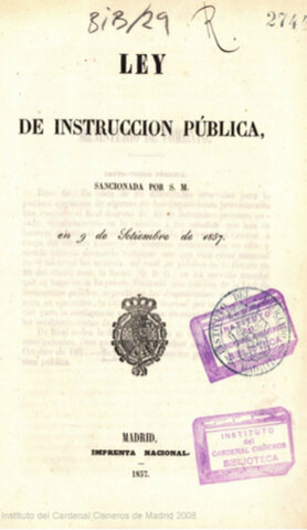 Ley de Instrucción Pública