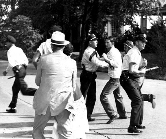 A Riot Begins in Little Rock