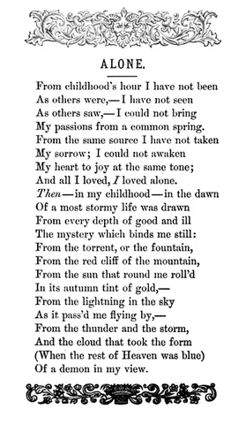 "Alone" (Primary source)*