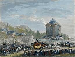 King attempted to flee Paris