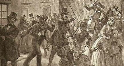 Protesta estudiantil en la Noche de San Daniel