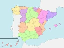 División provincial de Javier de Burgos.