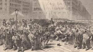 Protesta estudiantil en la Noche de San Daniel.