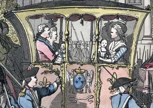 Louis & Marie Antoniette flee; captured at Varennes