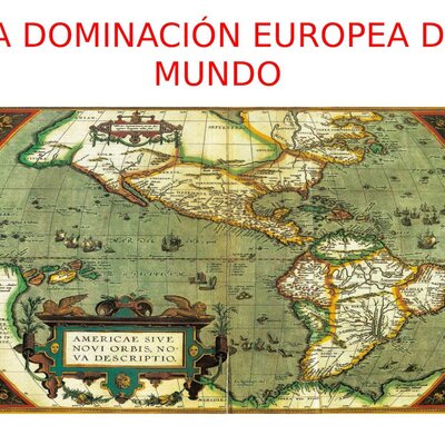 Timeline: La dominación europea del mundo, el  Imperialismo y el colonialismo