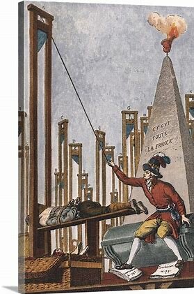 Robespierre guillotined