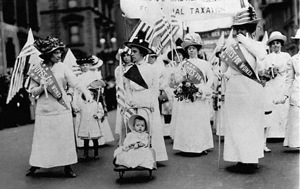 Obtencion del voto Femenino en USA
