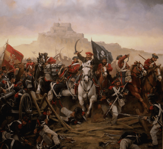 Inicio regencia de María Cristina y de la primera guerra carlista.