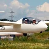 Primer vol al planador.