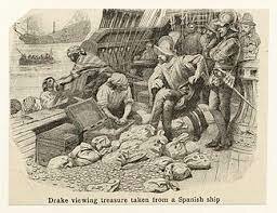 Francis Drake Steals from the Spanish