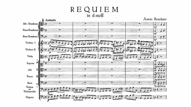 Obra "Requiem in D minor"