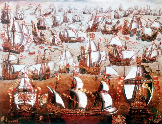 Defeat of Spanish Armada