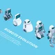 Photo evolution de la robotique
