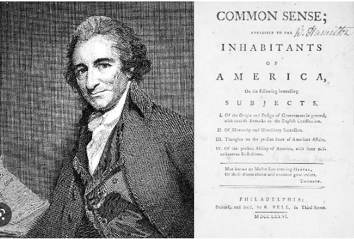 common sense -published by Thomas pain