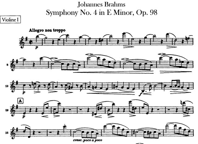 Brahms Fourth Symphony
